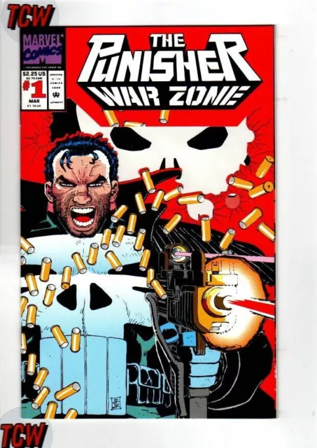 1992 MARVEL COMICS PRESENTS: THE PUNISHER WAR ZONE #1 COMIC BOOK. Box.9@43