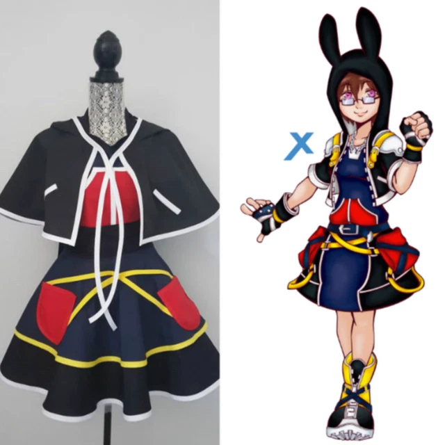 Kingdom Hearts cosplay Sora cape Dress costume Female custom made：