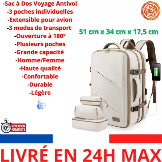 Inateck sac à dos cabine grand 40l deals