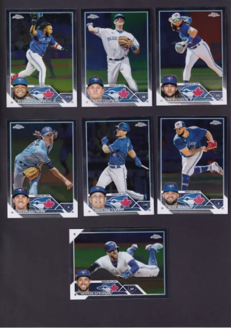 2023 Topps Chrome Baseball Team Set - All 30 Teams - Choose Your Team