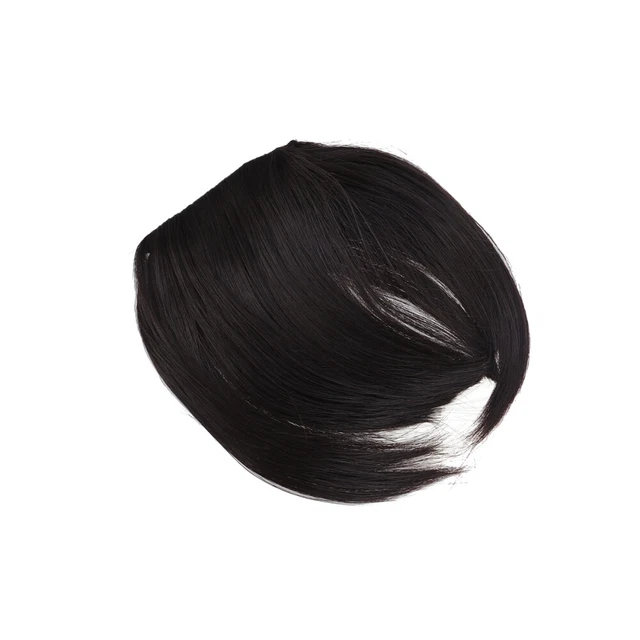 Extensiones de pelo delantero recto plano pony