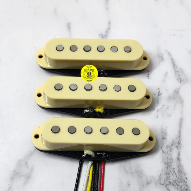 for Fender Strat Electric Guitar Pickup Single Coil SSS Alnico V Magnet Set of 3 2