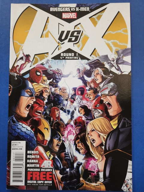 Avengers Vs Xmen 1 4th Print Marvel Comics