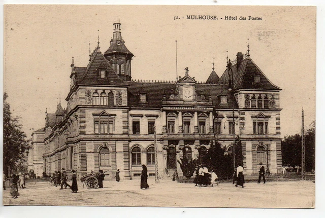 Theme LA POSTE - Post Office - CPA 68 - MULHOUSE - Post Office 6