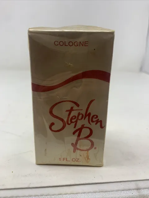 Stephen B Cologne Stephen Burrows 1oz Vintage Perfume