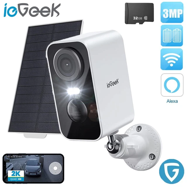 ZUMIMALL Telecamera Esterna WiFi 3MP – Rotazione 355°, Tracciamento Automatico, Visione Notturna A Colori, PIR, Doppia Banda 2.4/5GHz, Resistente IP66 - 3