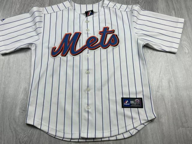 Youths New York Mets Baseball Jersey by Majestic WRIGHT 5 Age 10-12 Size M