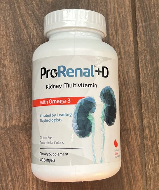 PRORENAL+D WITH OMEGA3 Kidney Health Multivitamin Softgels 90Day