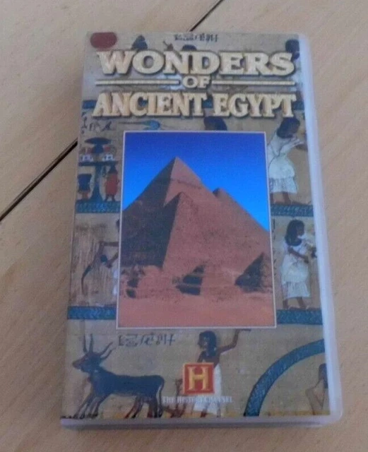 SMALL BOX VHS wonders of ancient Egypt the history channel documentary