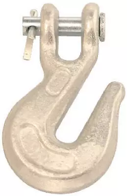 Clevis Grab Hook, 1/4 in, 2600 lb Working Load, 43 Grade, Steel, Zinc