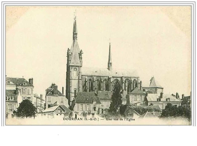 91.Dourdan.une Vue De L'eglise
