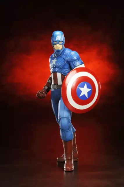 KOTOBUKIYA MARVEL NOW COMICS CAPTAIN AMERICA ART FX+ PVC Figure Statue! AVENGERS