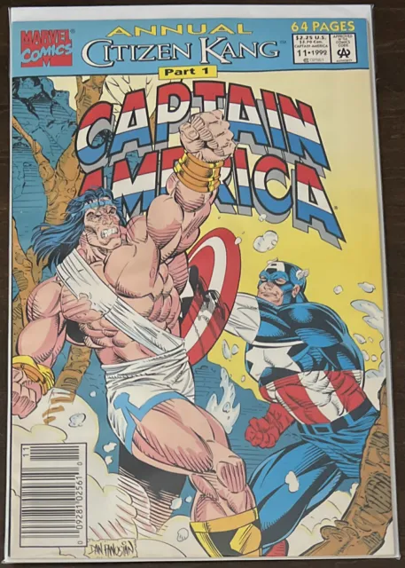 Captain America Annual #11 VF/NM 9.0 NEWSSTAND 1ST APPEARANCE CHRONOPOLIS 1992