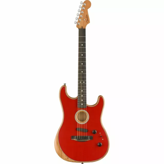 FENDER American ACOUSTASONIC™ STRAT Dakota Red