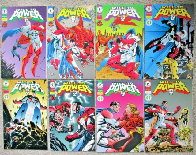 WILL TO POWER # 1 - 8 (Dark Horse Comics 1994 Series) Comics' Greatest World NM
