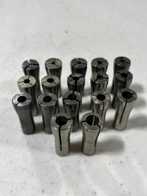 Commander Drill Head Cm-2 Collet Lot 17pc Rockwell Multi Spindle Machine Tap