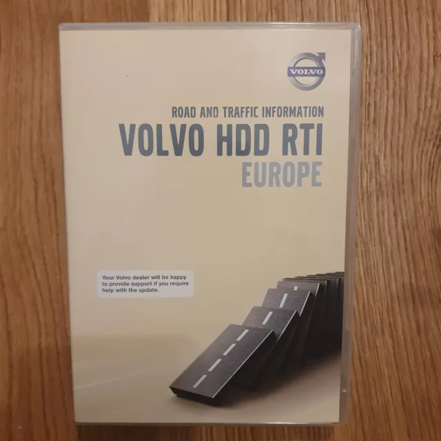 VOLVO HDD RTI EUROPE 4 DVD ROAD & TRAFFIC INFORMATION SAT NAV UPDATE. Year 2013