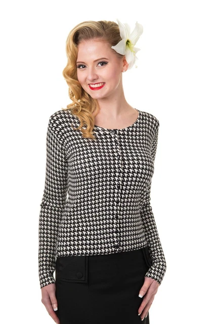 ALTERNATIVE CLASSIQUE PIED-DE-POULE Rockabilly Vintage Rétro 50's