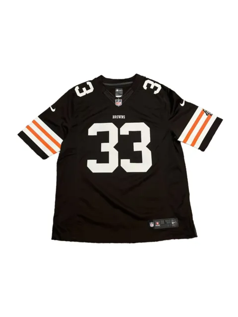 Nike On-Field Cleveland Browns Trent Richardson #33 Sewn NFL Jersey Mens Large