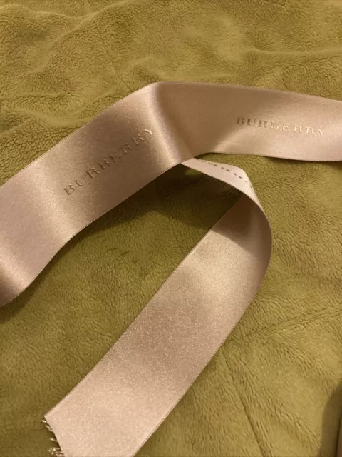 Burberry gift wrapping & packing gold colour Ribbon 1M