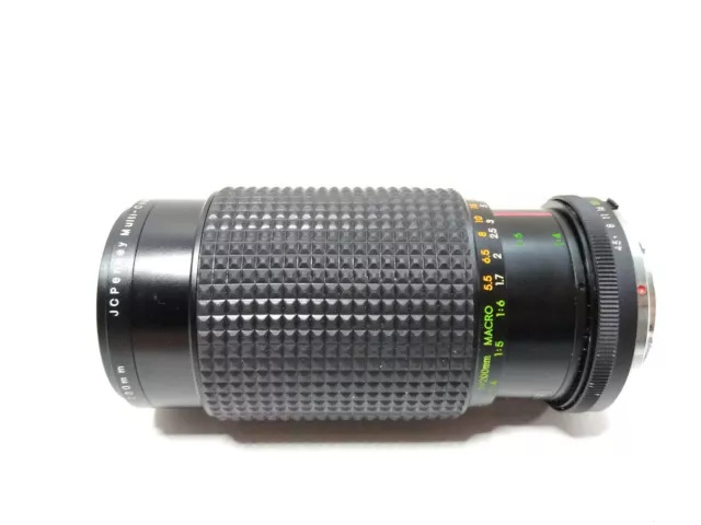 JCP JCPenney Multi Coated Optics 55mm 1:4.5 f=80-200mm SLR Camera Lens