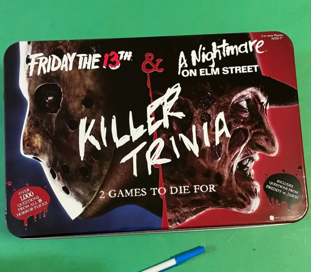 Killer Trivia: Friday the 13th & A Nightmare on Elm Street GAME...HORROR