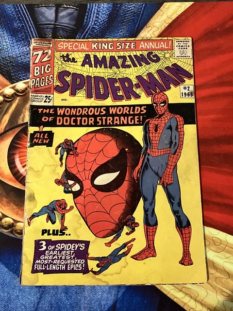 Amazing Spider-Man King-Size Annual #2 Silver Age Marvel Comic 1965 Low Grade