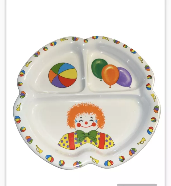 Plato de globo de payaso de alta resistencia GET melamina de colección