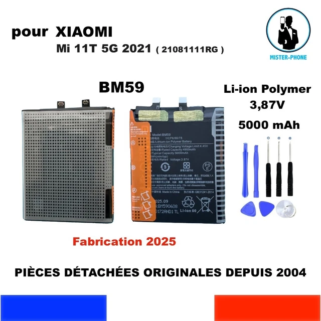 Batterie BM58 Pour Xiaomi Mi 11T / 11T Pro - 5000mAh - Neuve