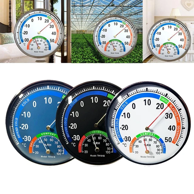 Thermometer Hygrometer Analog Humidity Meter Climate Monitor For Kitchen Room