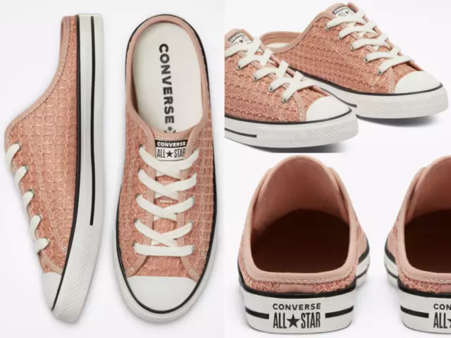 CONVERSE RAFFIA CHUCK Taylor All Star Dainty Mule Sneakers Baskets