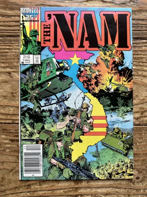 The 'Nam 1 VF/NM 9.0 Marvel Comics Vietnam War Book 1986 Copper Age Non-Fiction