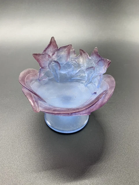 Presse-papier Daum France En Pâte De Verre Incolore - Alekos Fassianos Mod1