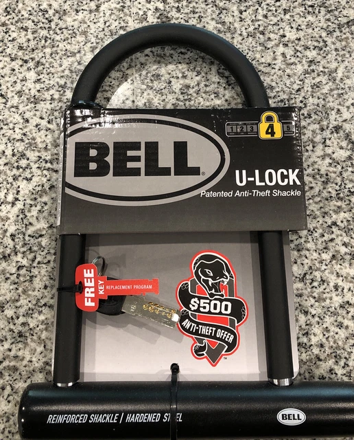 Antivol Vélo Bell Catalyst 300 U-Lock, Acier 12mm Avec 2 Clés - Neuf