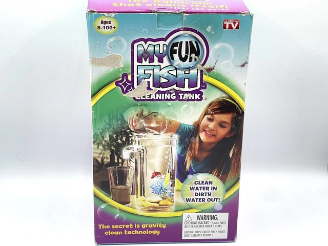 Kids Fish Tank Self Clean Fish Tank Low Maintenance Fun Gift Easy Setup Aquarium 2
