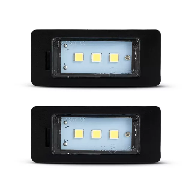 2x LED SMD Kennzeichenbeleuchtung für BMW 5er E39 E60 E61 Kennzeichen *5050 2