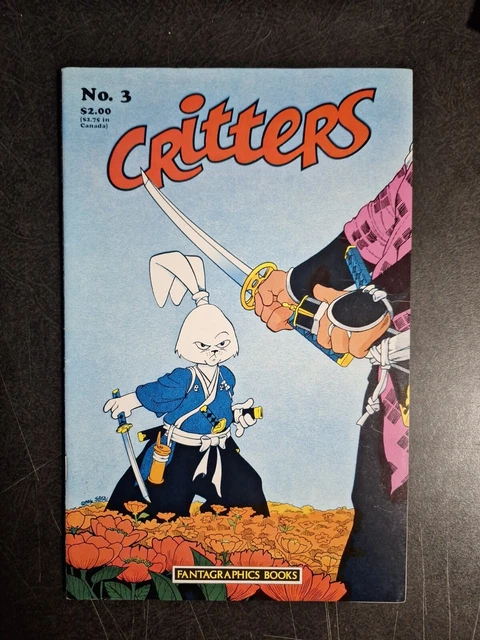 Critters #3 Fantagraphics USAGI YOJIMBO