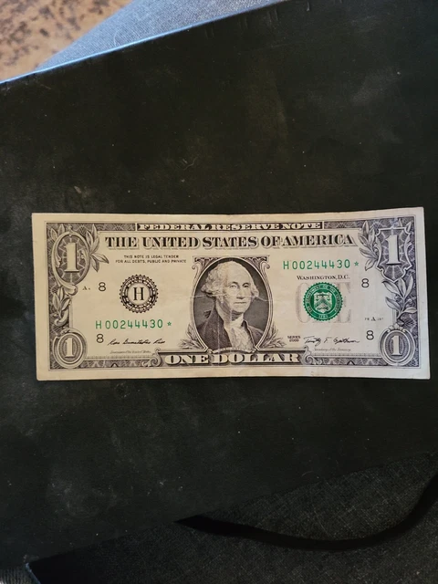 one dollar star note