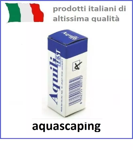 AQUILI Ricambio Ricarica 18ml Reagente Test PH - KH - GH - NO2 - NO3 - PO4 - CO2