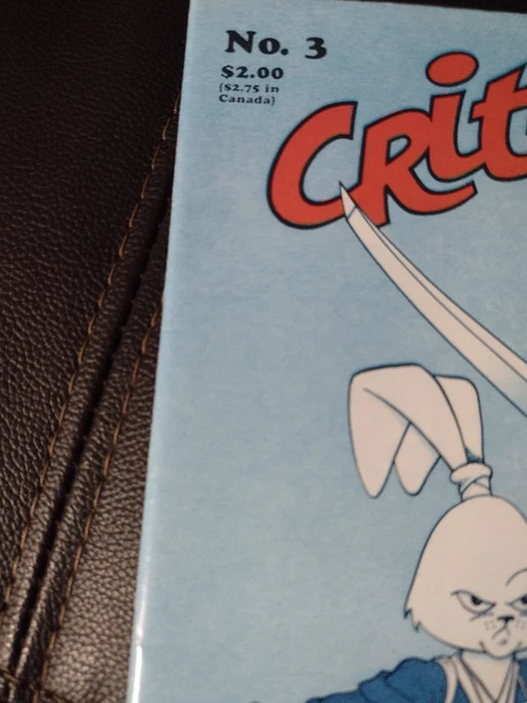 Critters #3 Fantagraphics Comic Book Usagi Yojimbo 1986 VF/NM 2