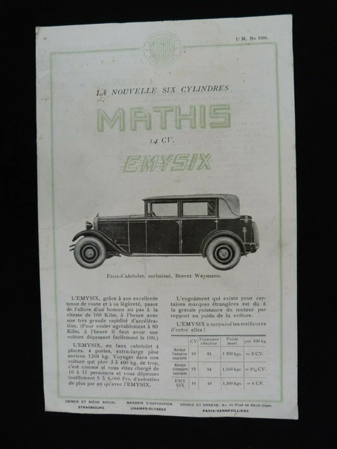 Publicité ancienne accessoires automobiles Kap 1926 issue de magazine