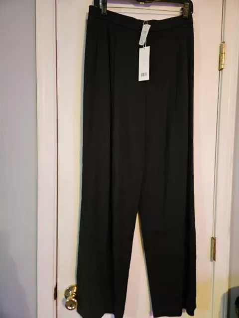 Vince Ladies Black Slacks Size M Org $345