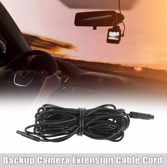 Car 4 Pins 20ft 6m Backup Camera Extension Cable Dash Camera Cord Wires Vehicle