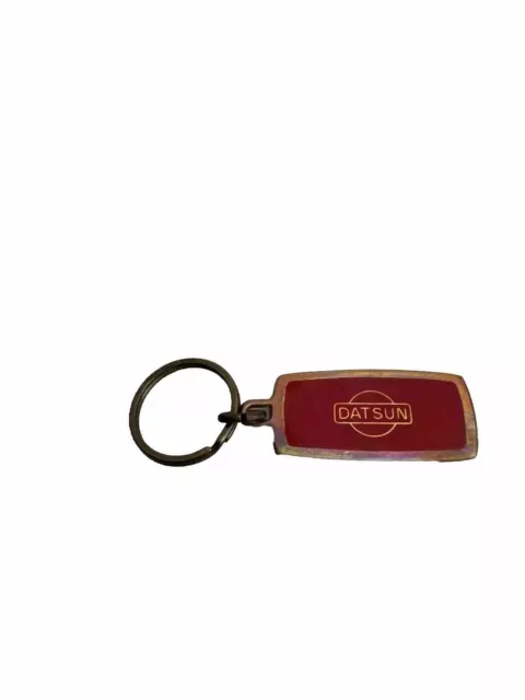 Vintage DATSUN Key Ring Key Chain Accessory American 2