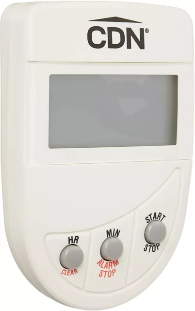 CDN Large Screen Extra Loud Kitchen Alarm Timer 20 Hour Counts In Minutes