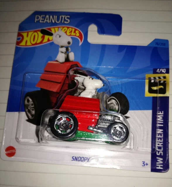HOT WHEELS 2023 Peanuts Snoopy HW Screen Time 78 neu in OVP EUR