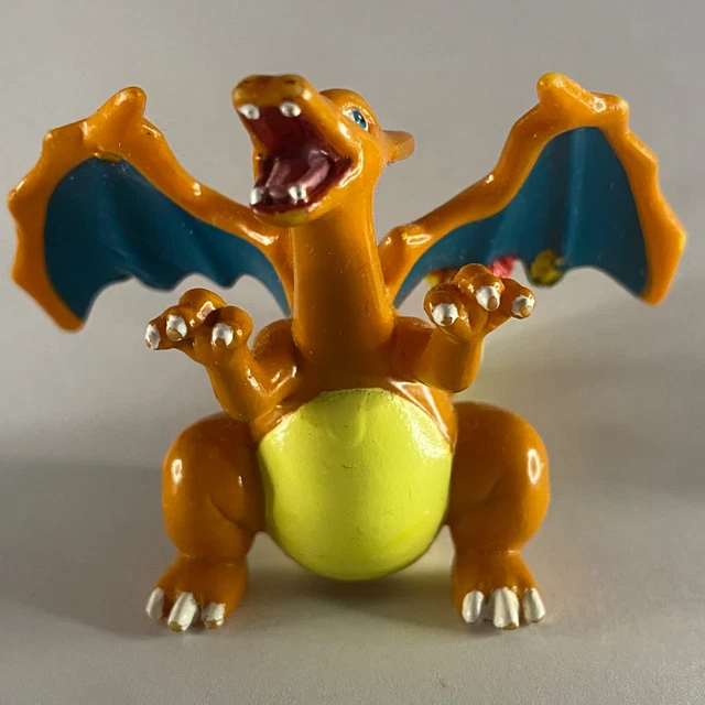 Lot De Figurines Pokémon Tomy - Salamèche, Reptincel, Dracaufeu, Charizard - Occasion