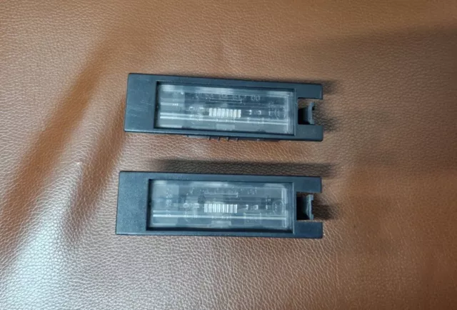 Vauxhall Astra H Corsa Zafira Genuine Rear Number Plate Light Pair 13139990