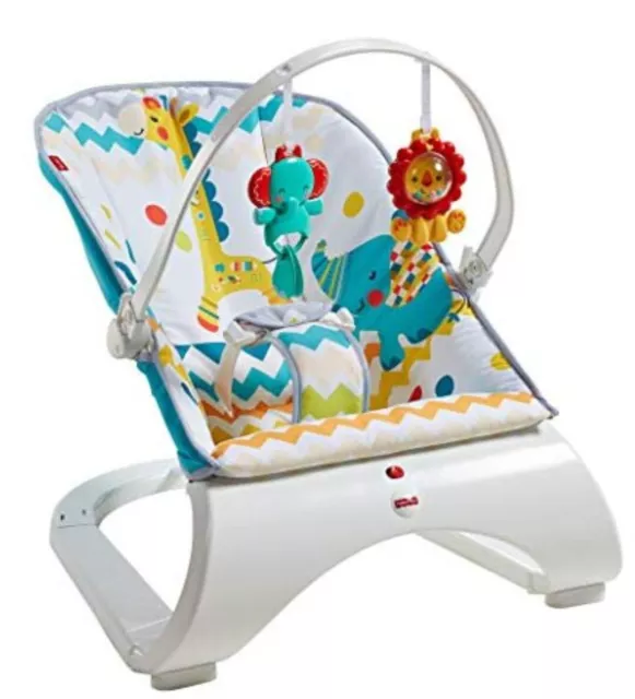 Fisher-Price Adjustable Multicolour Colourful Carnival Comfort Curve Bouncer