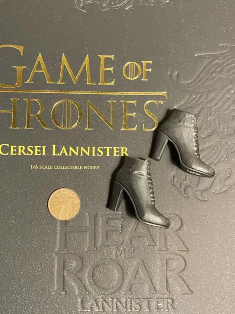ThreeZero Game of Thrones Cersei Lannister schwarze Schuhe lose 1/6 Skala